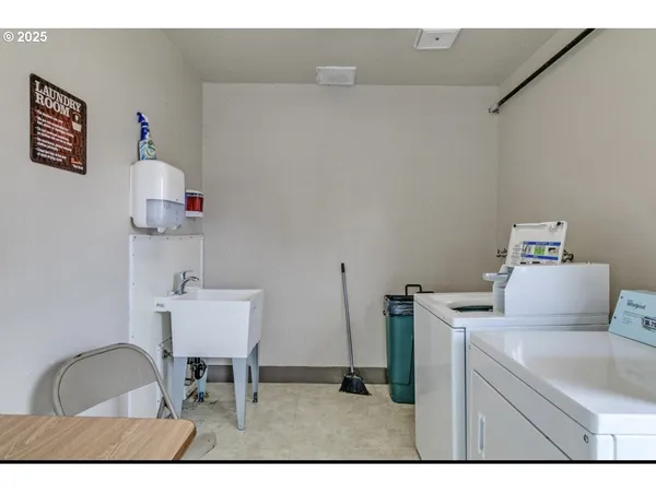 a view of a fountain and a big yard