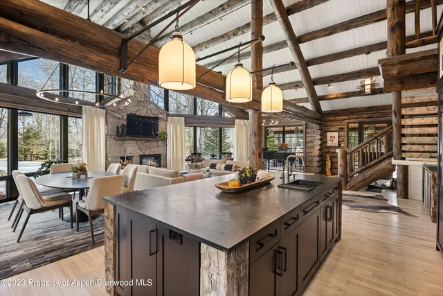 a view of city from balcony with outdoor seating