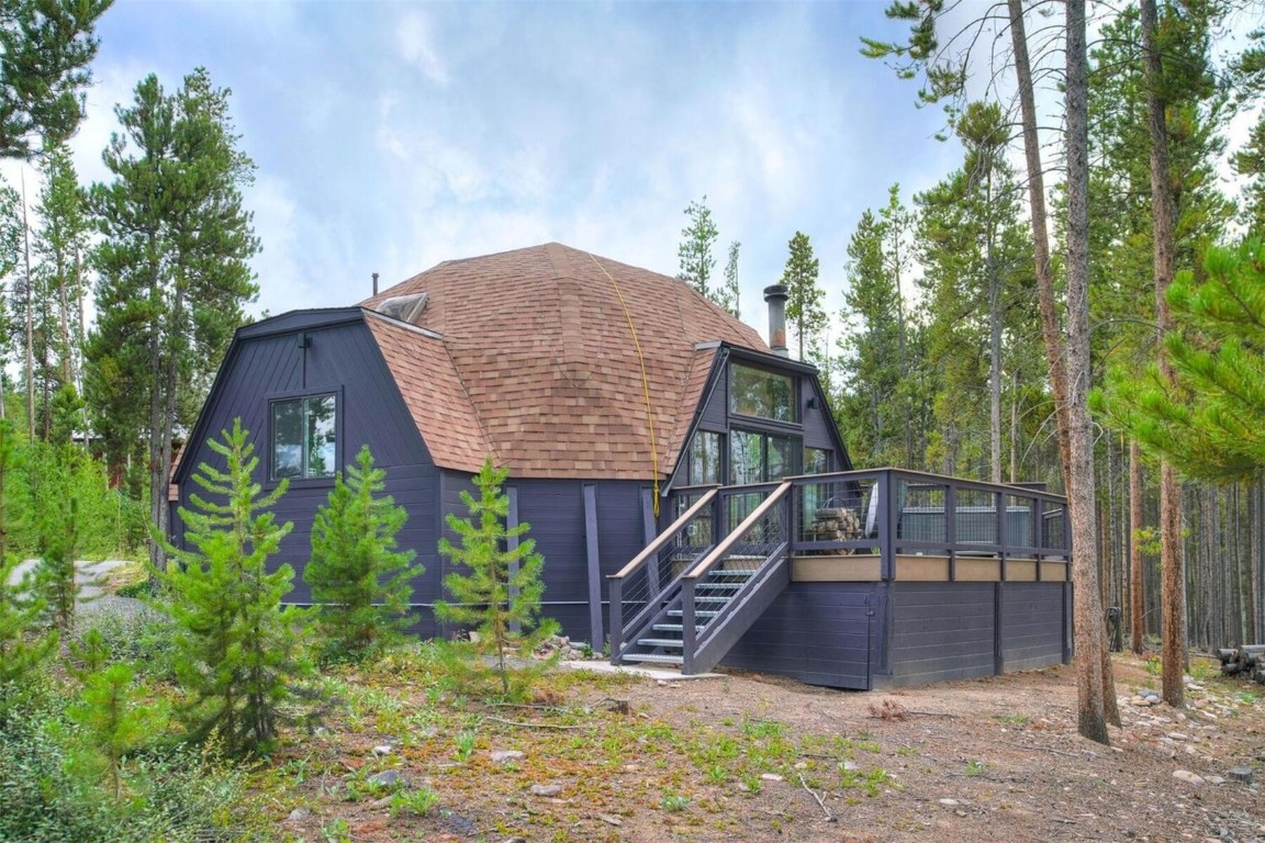 53 Blue Ridge Road Breckenridge, CO 80424 - Photo 25 of 30 View of home's exterior featuring a wooden deck