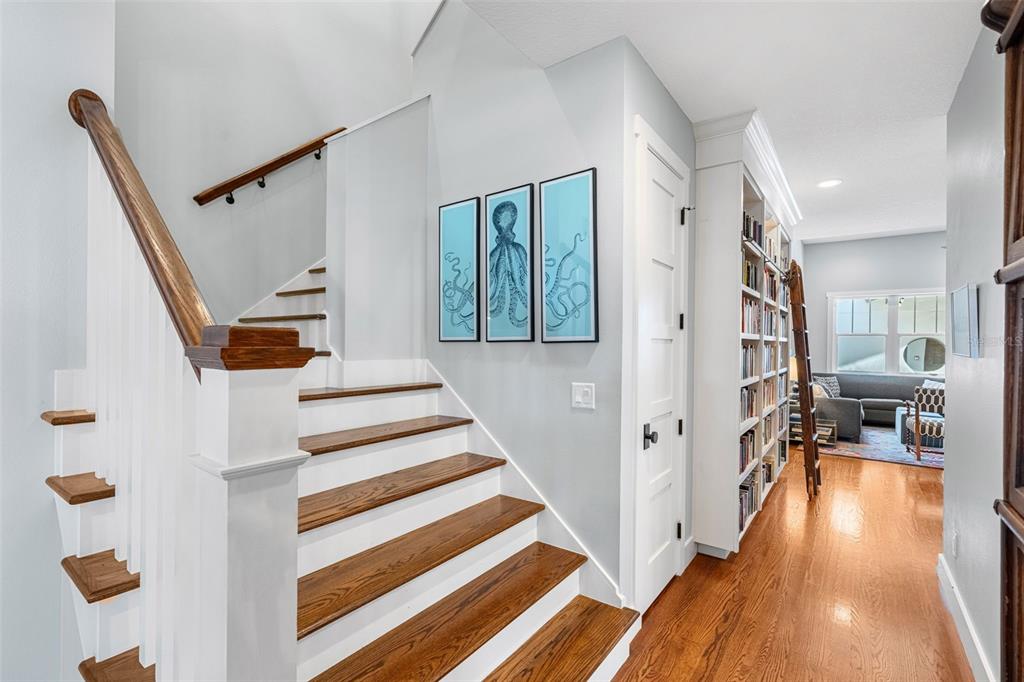 2501 Winter Park Road Winter Park, FL 32789 - Photo 39 of 63 a view of a hallway with wooden floor and staircase