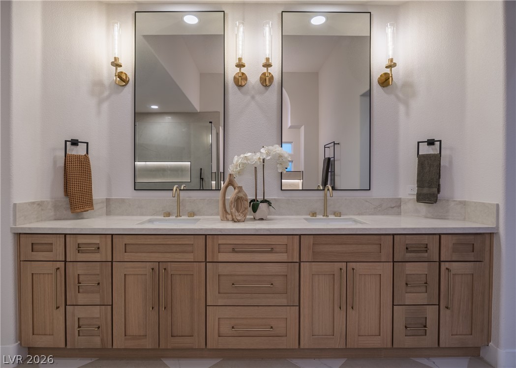 8800 Lusso Las Vegas, NV 89134 - Photo 51 of 85 Bathroom with double vanity