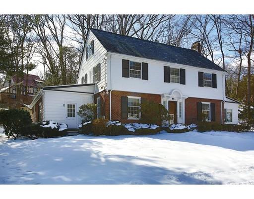 121 Intervale Road Newton, MA 02467 - Photo 2 of 14 a front view of a house with a yard