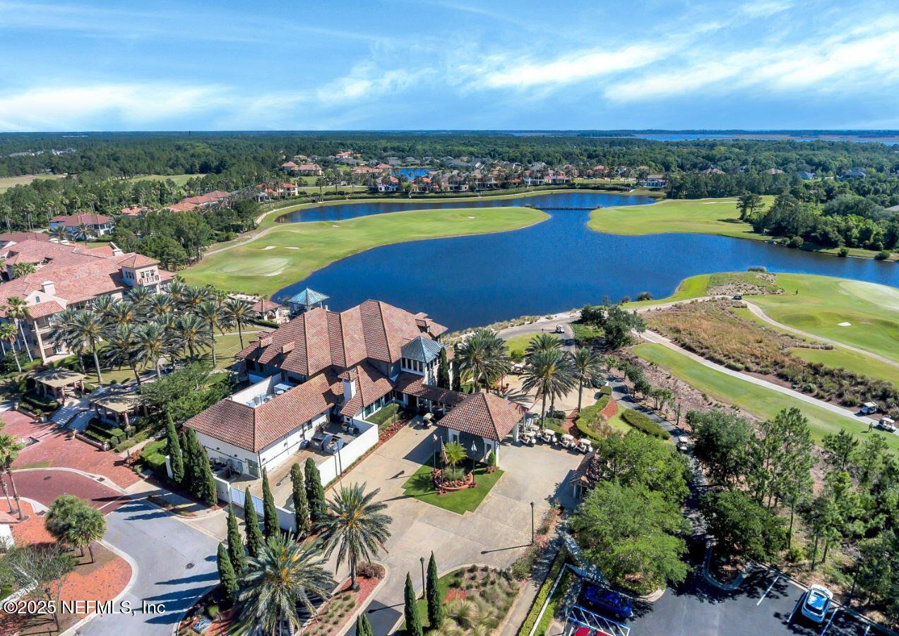 400 Central Street St. Augustine, FL 32095 - Photo 45 of 49 an aerial view of a residential houses with swimming pool and outdoor space