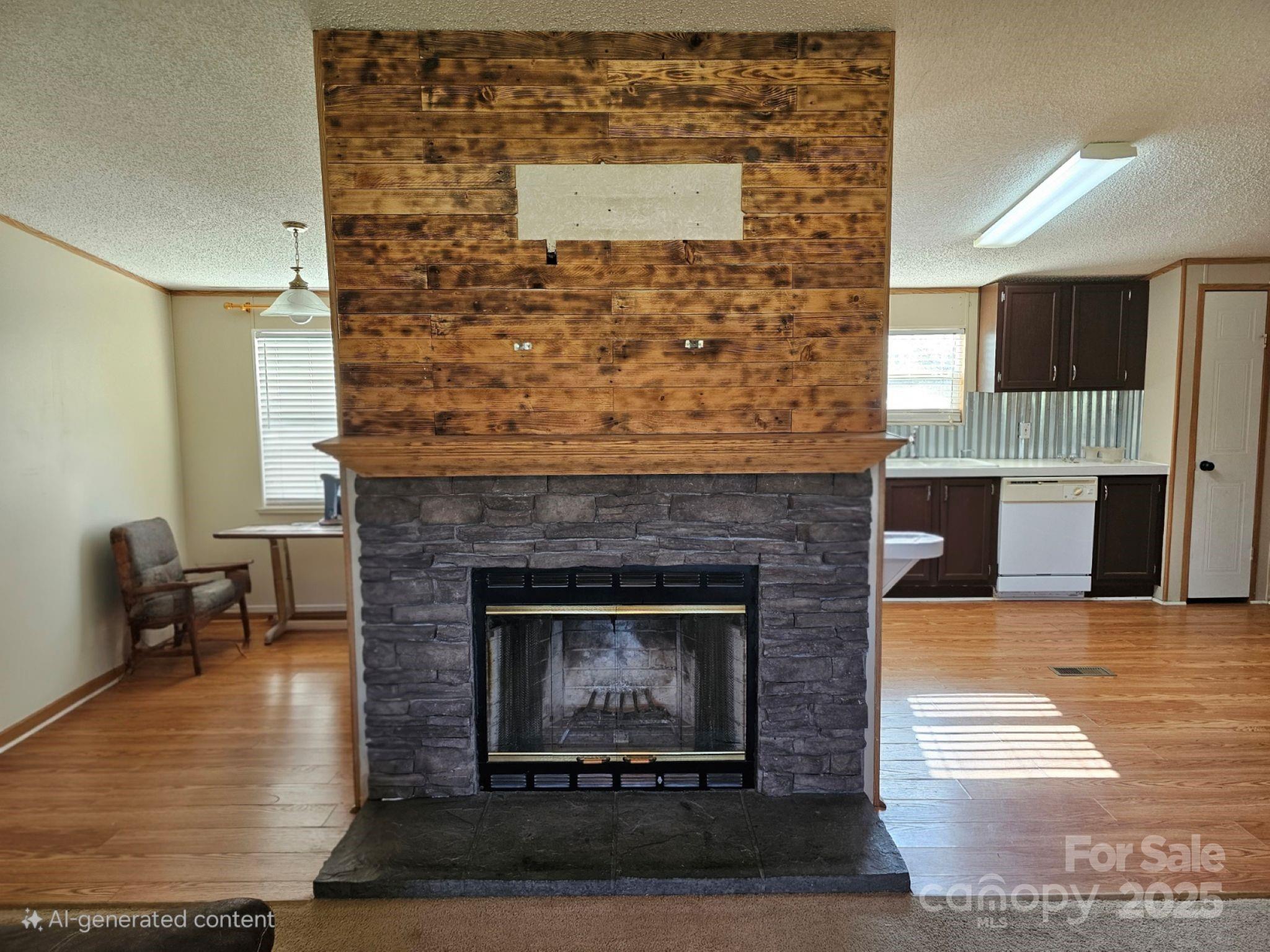 434 Howard Lingerfelt Road Vale, NC 28168 - Photo 2 of 13 a living room with a fireplace and a fireplace