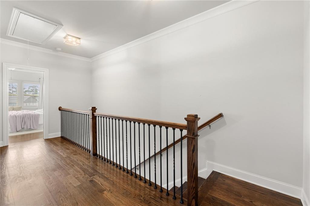 1868 Skyfall Circle Atlanta, GA 30319 - Photo 30 of 61 a view of hallway with wooden floor