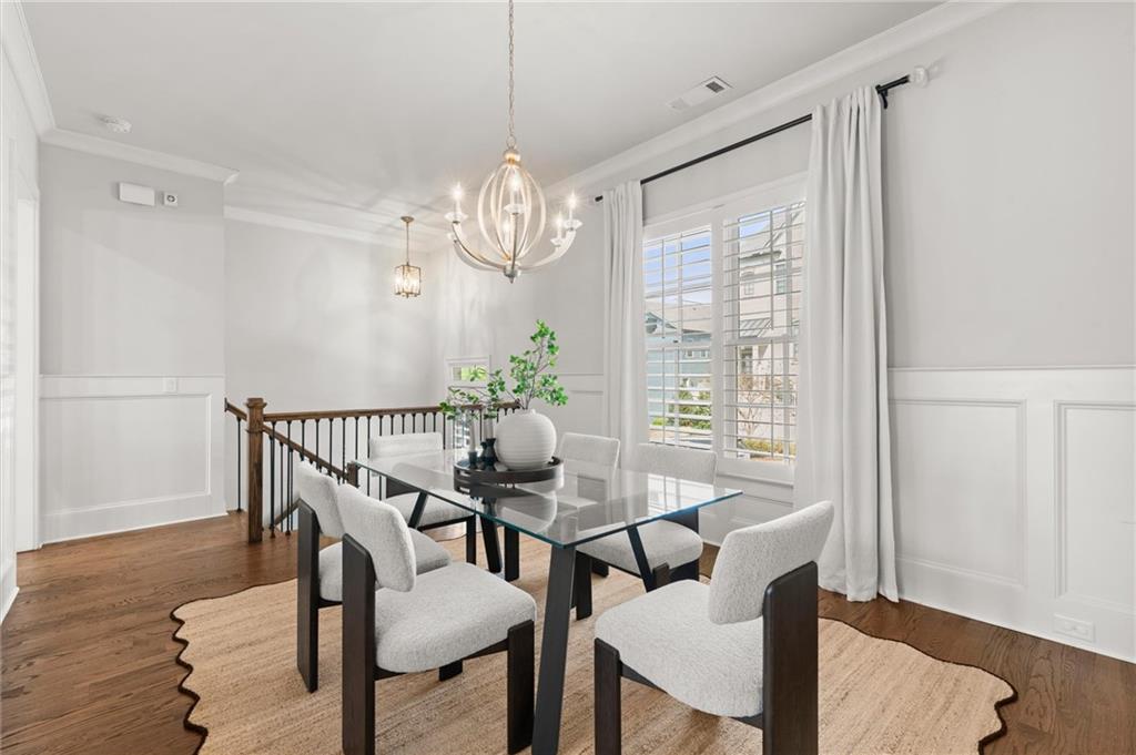1868 Skyfall Circle Atlanta, GA 30319 - Photo 7 of 61 a view of a dining room with furniture window and wooden floor