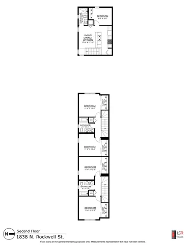 a picture of a room with a white wall and a picture