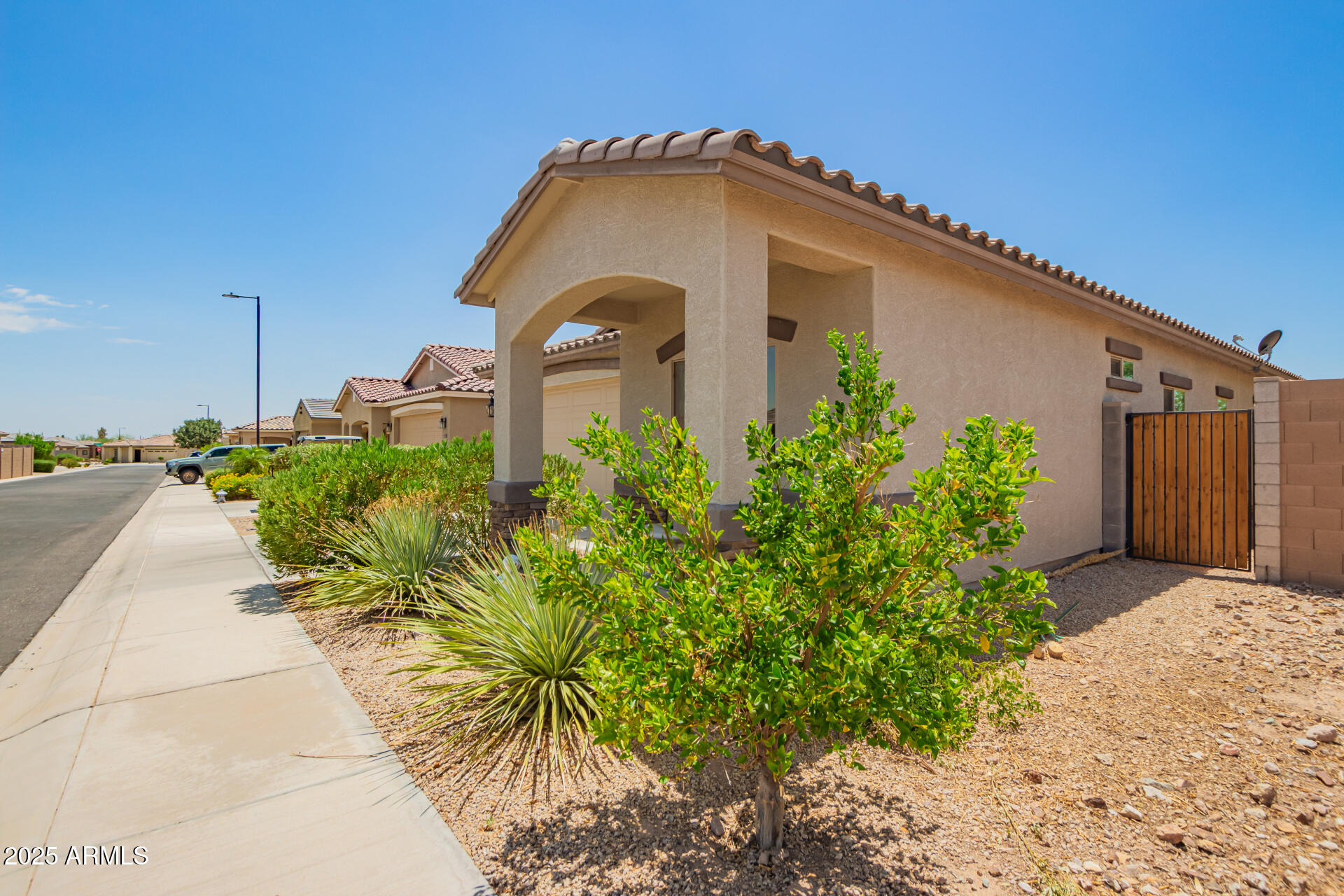 1616 South Aryelle Road Apache Junction, AZ 85119 - Photo 6 of 29 a front view of a house with a yard