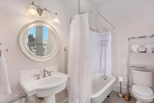 a front view of a building