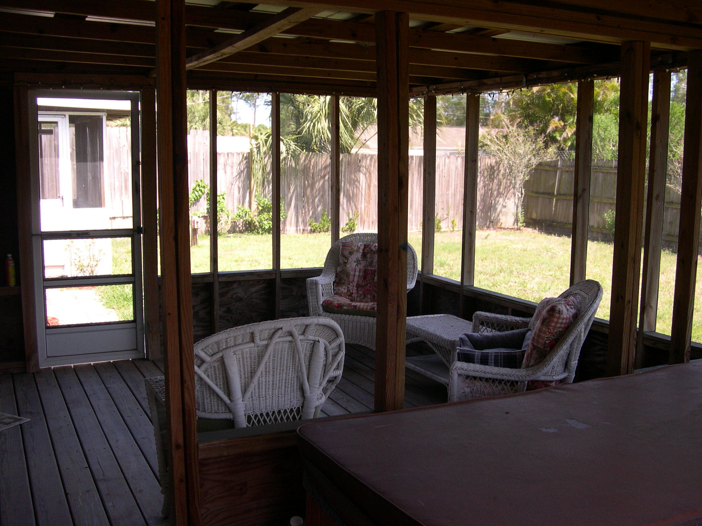 7705 James Road Fort Pierce, FL 34951 - Photo 26 of 31 Rear Screened Porch