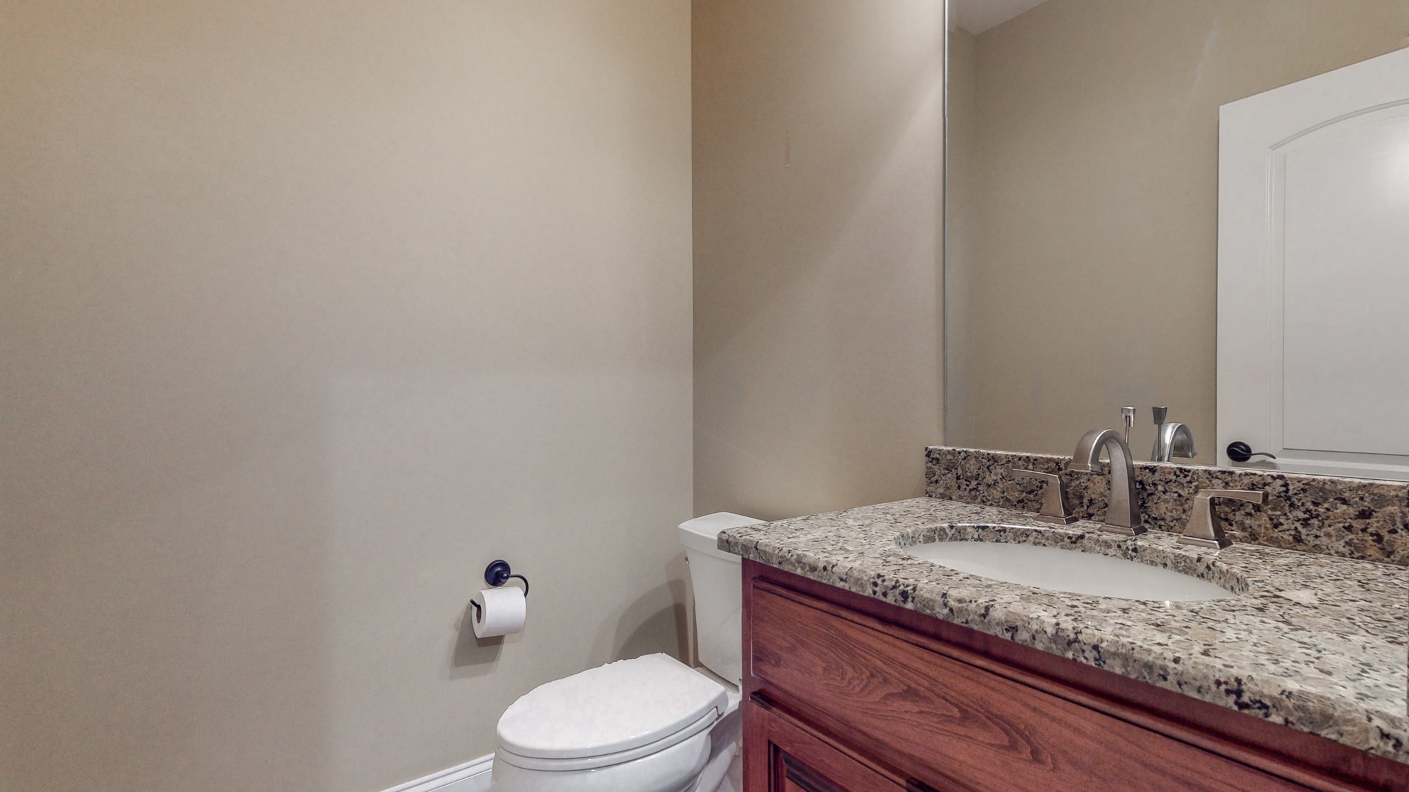 701 Stone Mill Circle Murfreesboro, TN 37130 - Photo 34 of 42 a bathroom with a granite countertop sink and a toilet