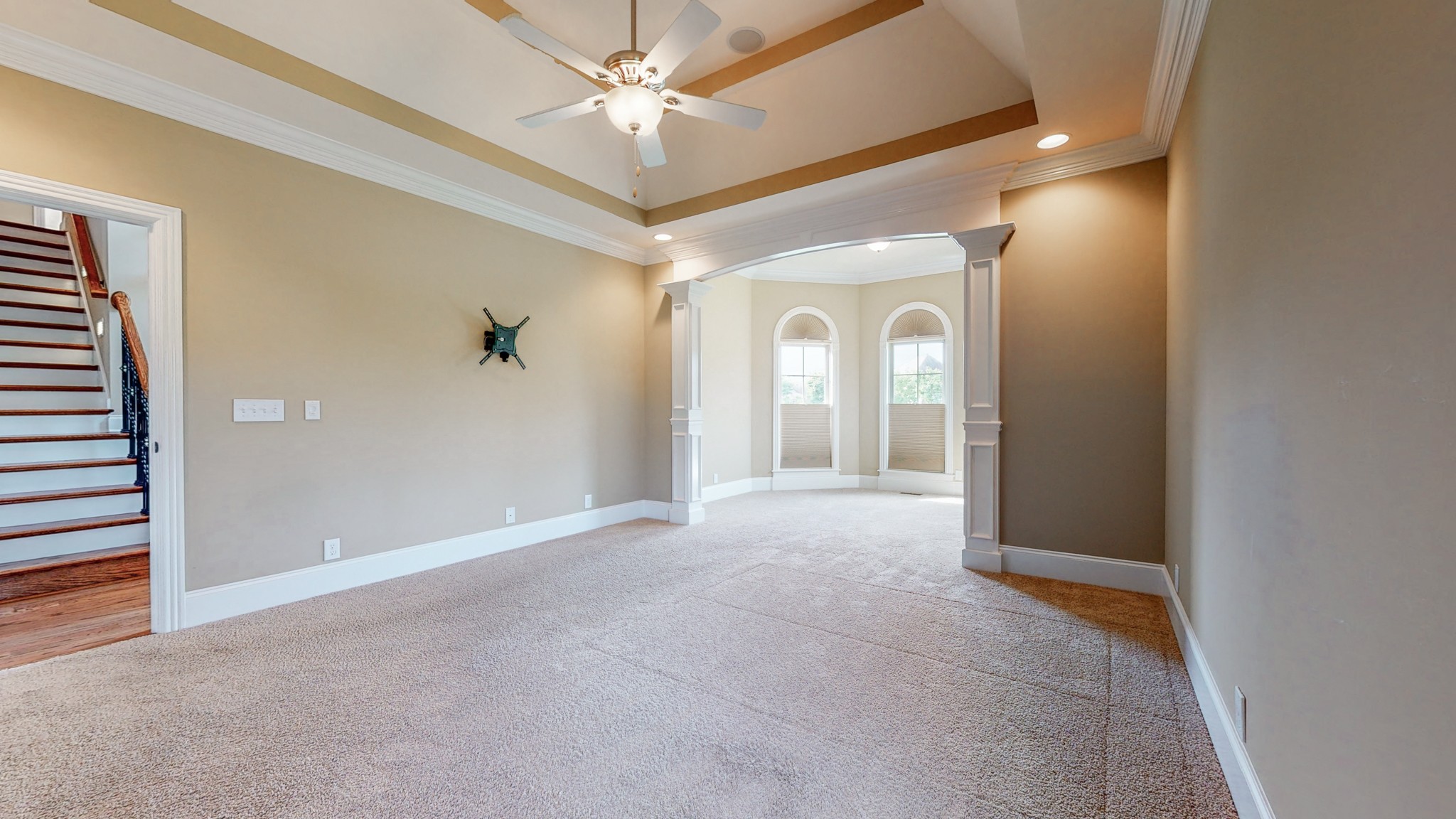 701 Stone Mill Circle Murfreesboro, TN 37130 - Photo 8 of 42 a view of a big room with chandelier fan and windows