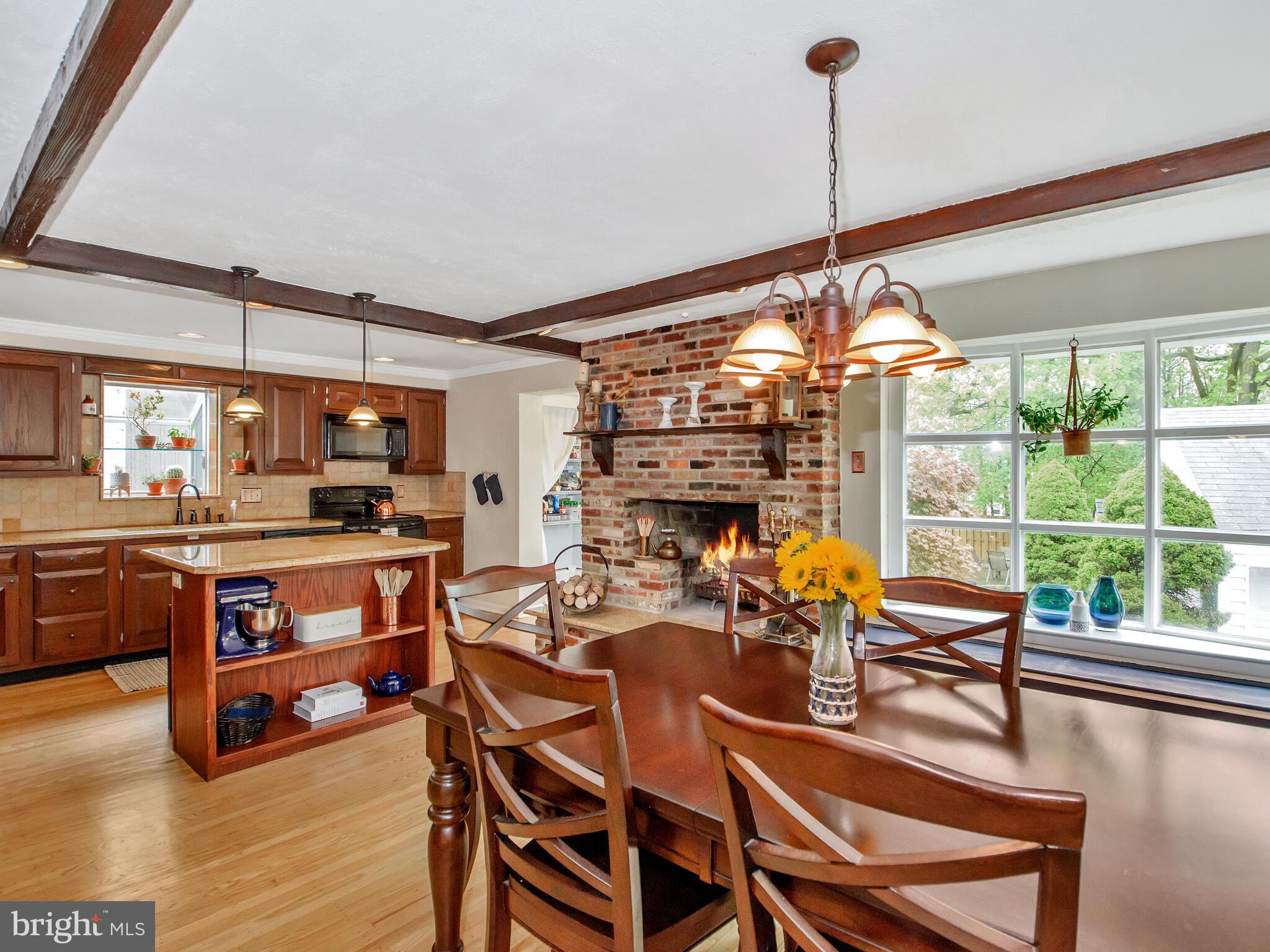212 Valley View Road Media, PA 19063 - Photo 10 of 28 Open kitchen and dining room