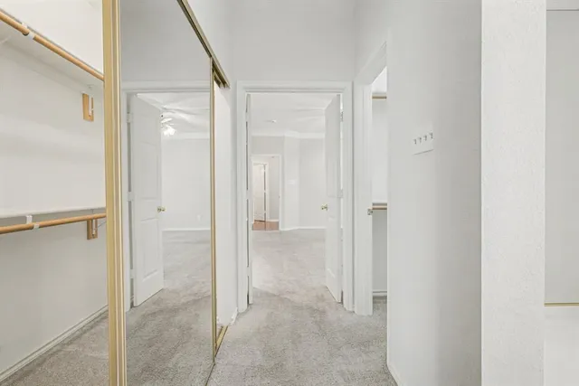 a view of a bathroom with a shower