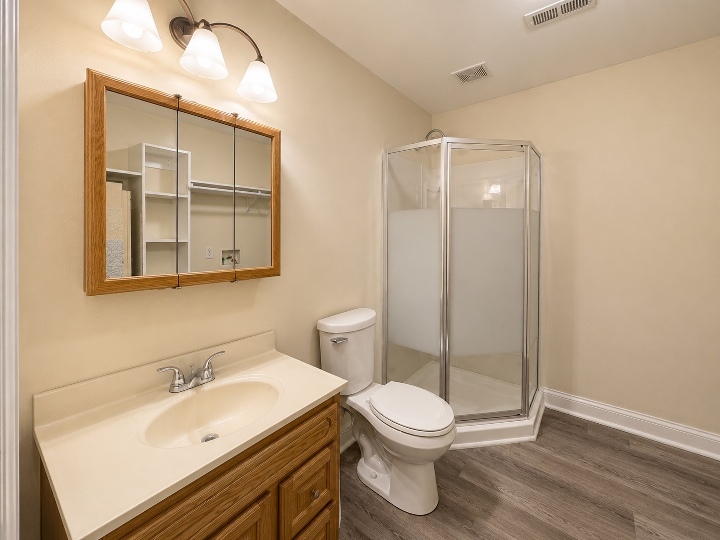 352 Main Street Cerulean, KY 42215 - Photo 25 of 32 a bathroom with a sink a toilet and shower
