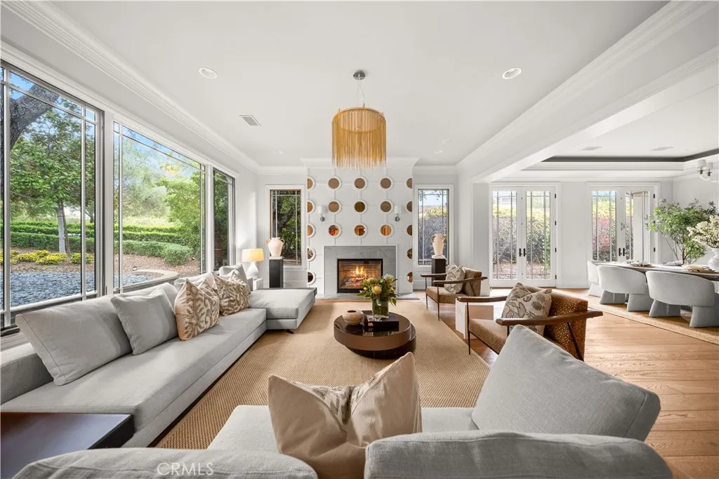 930 Fallen Leaf Road Arcadia, CA 91006 - Photo 26 of 63 a living room with furniture large window and fireplace