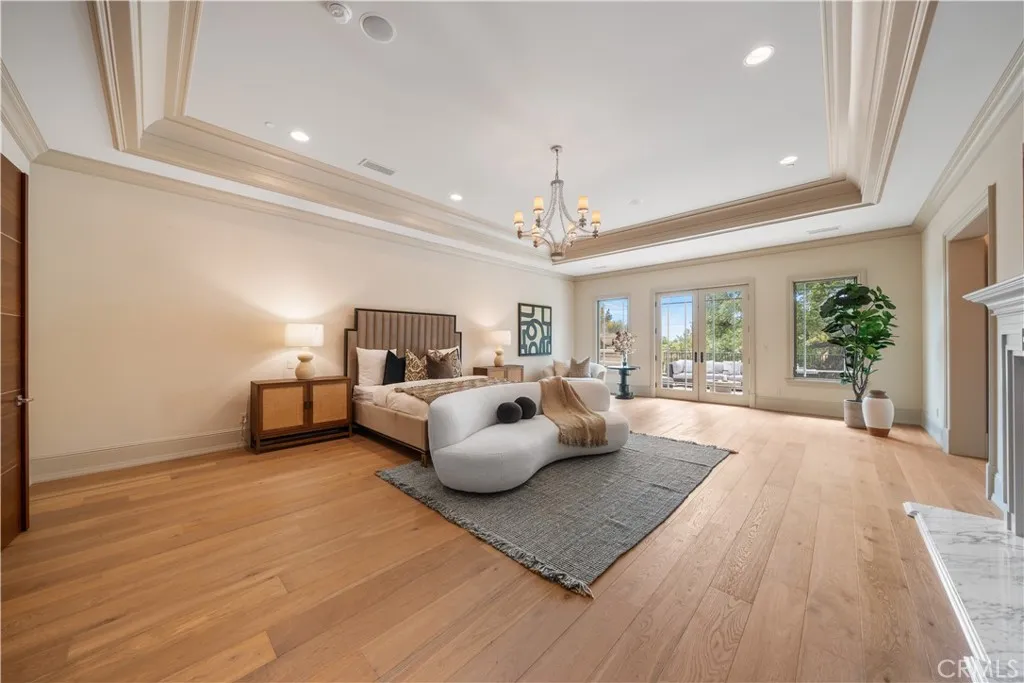 930 Fallen Leaf Road Arcadia, CA 91006 - Photo 47 of 63 a living room with furniture and a chandelier