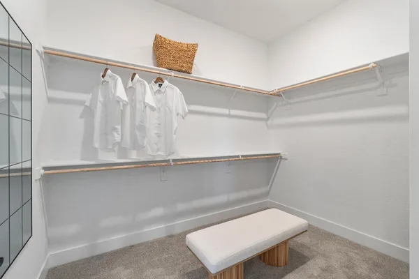 a bathroom with a shower and a toilet