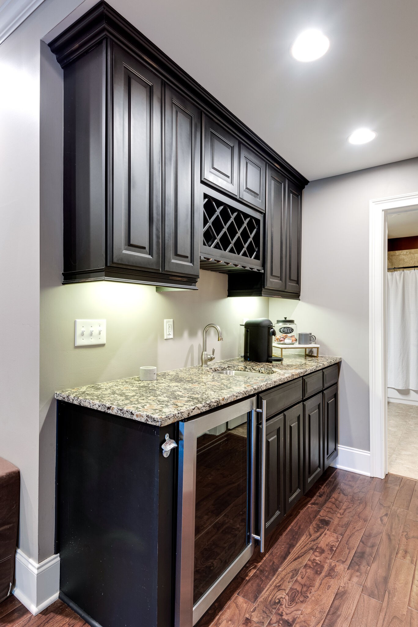 1623 Fair House Road Spring Hill, TN 37174 - Photo 28 of 35 a kitchen with stainless steel appliances granite countertop a stove a sink and a microwave