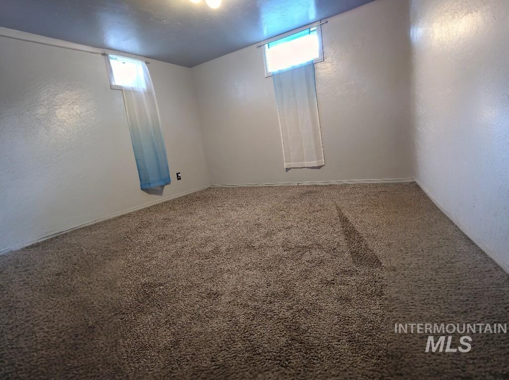 820 Meadows Drive Twin Falls, ID 83301 - Photo 8 of 23 Below grade area with carpet floors, plenty of natural light, and a textured wall