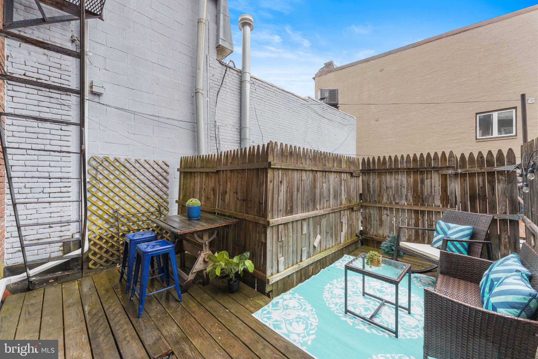 2002 17th Street Northwest, Unit 2 Washington, DC 20009 - Photo 29 of 38 Hideaway on your private deck