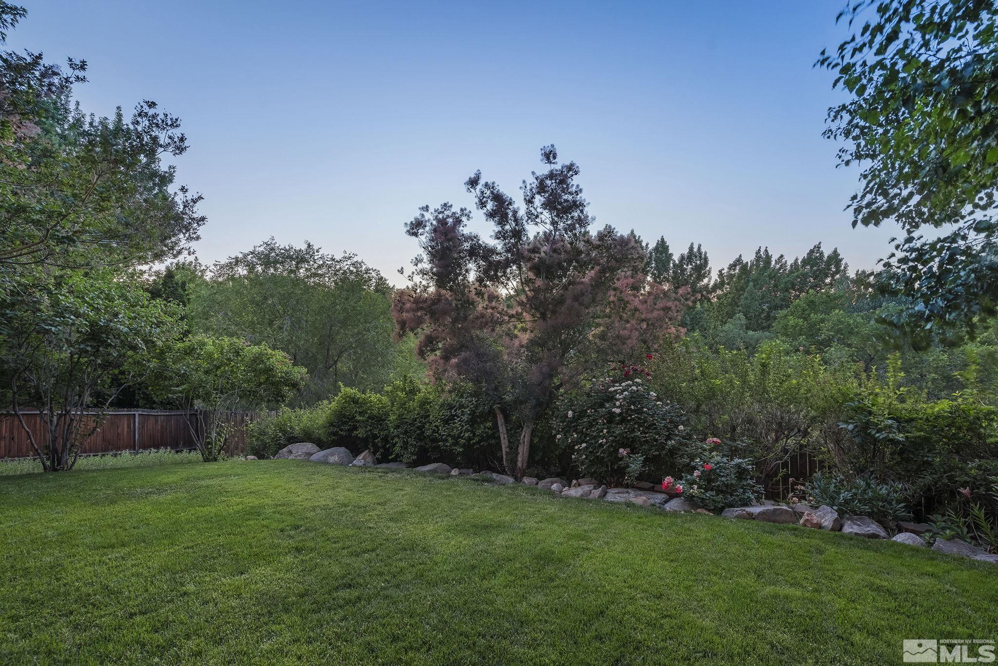 3341 Corey Drive Reno, NV 89509 - Photo 36 of 40 a view of a backyard with large trees