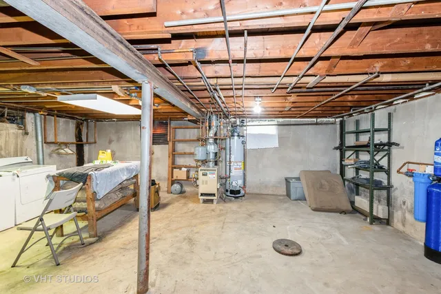 a view of storage and utility room