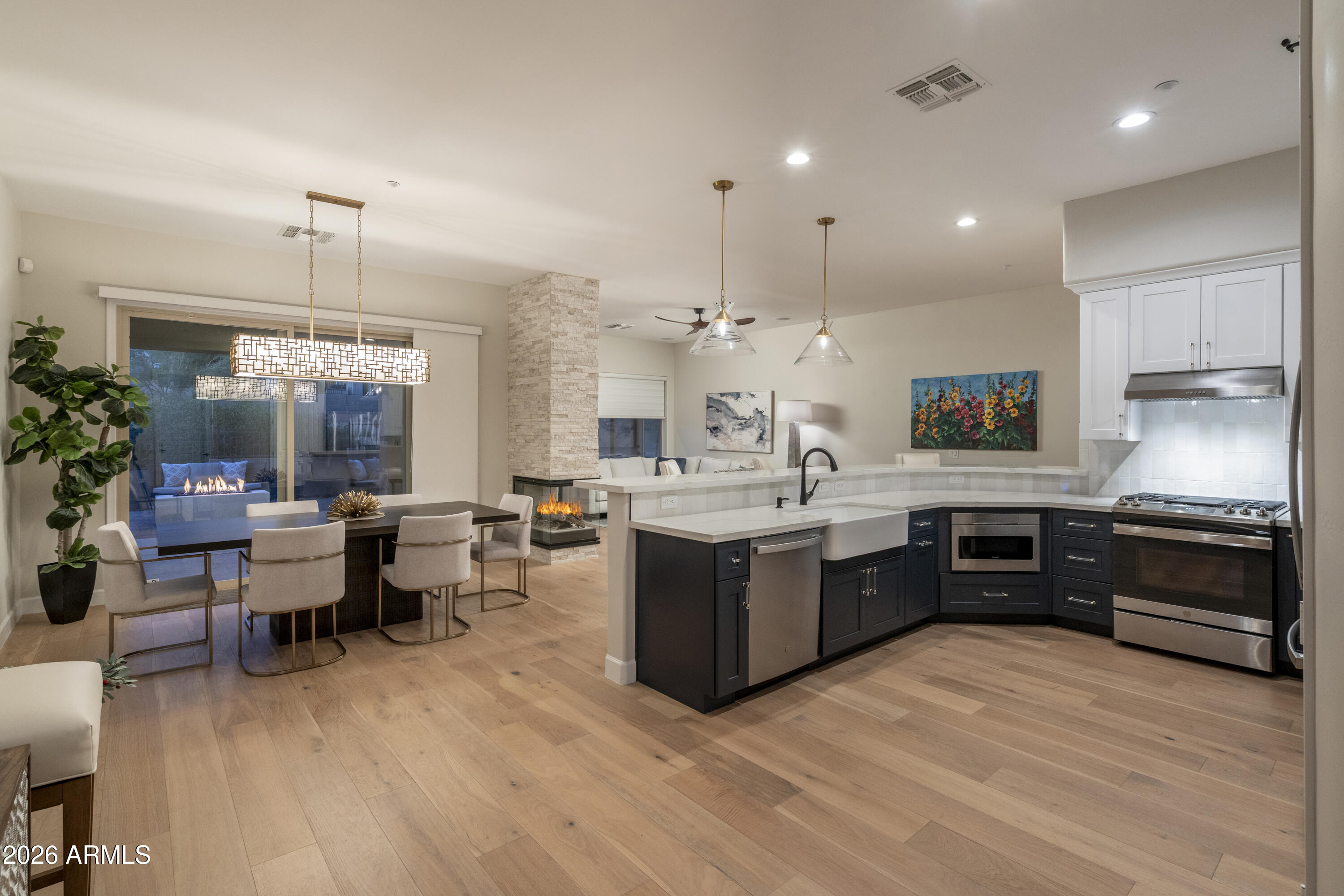 7278 East Eagle Feather Road Scottsdale, AZ 85266 - Photo 4 of 45 Open Kitchen and Dining Area
