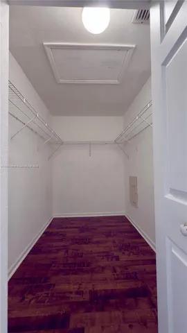 a view of empty room