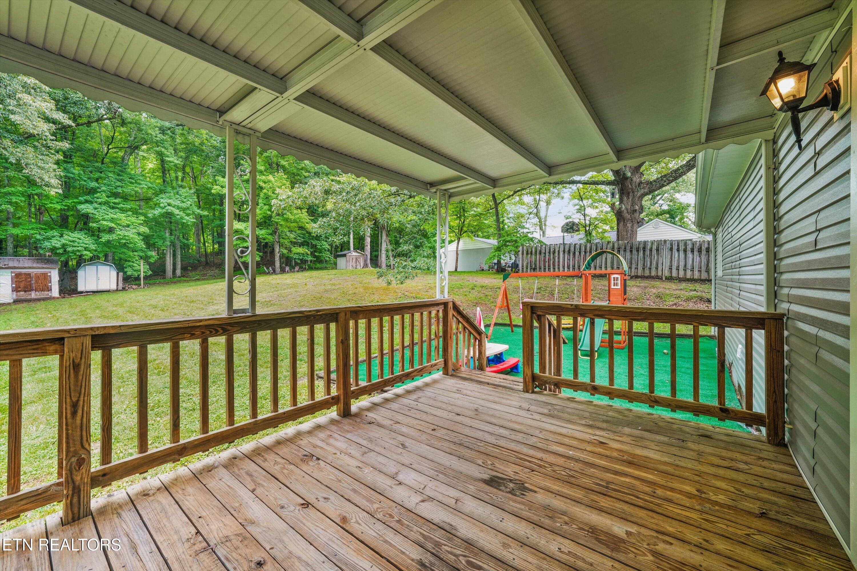 79 Reservoir Road Norris, TN 37828 - Photo 9 of 43 Covered Back Porch