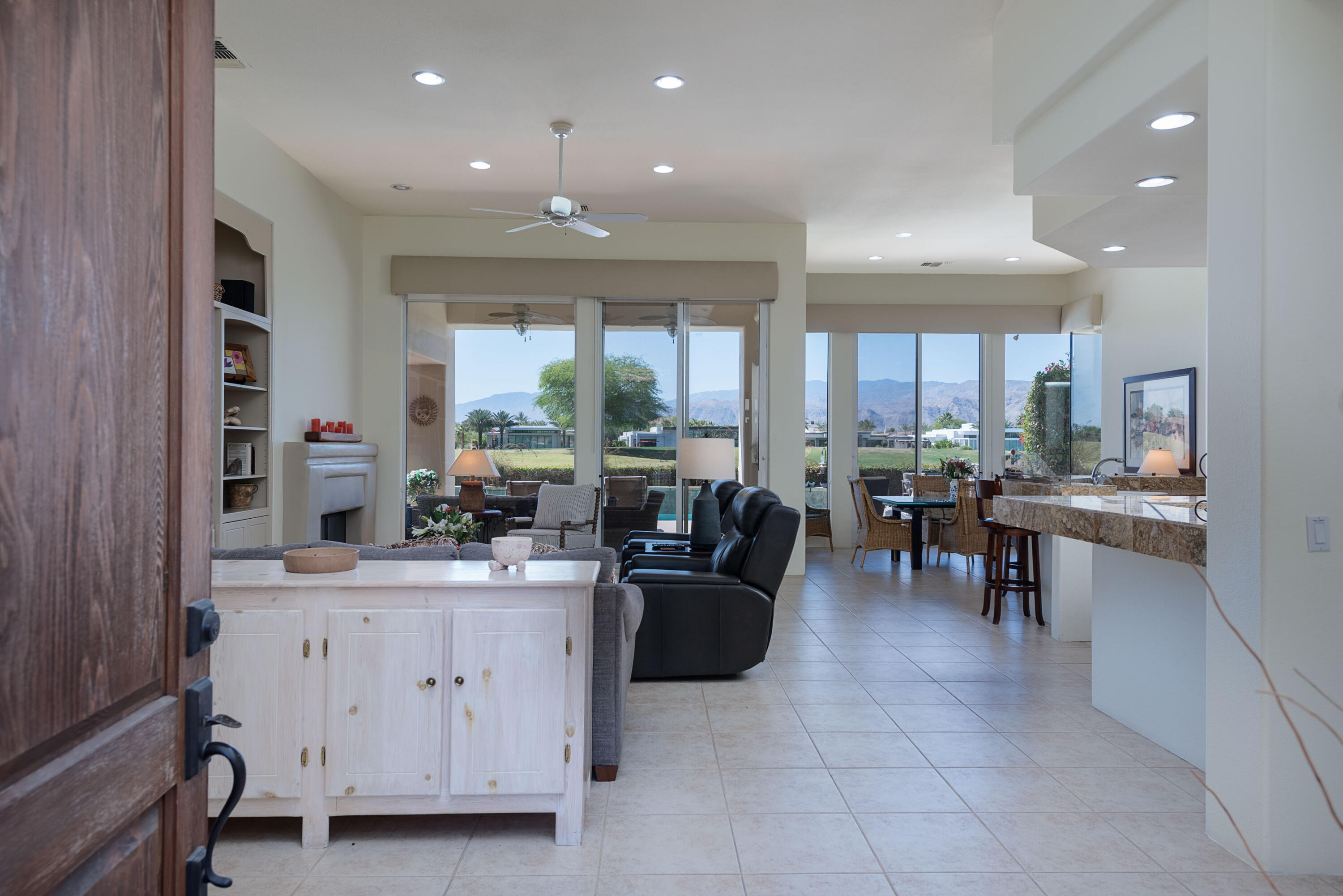 278 Loch Lomond Road Rancho Mirage, CA 92270 - Photo 15 of 49 a large kitchen with lots of counter space and windows