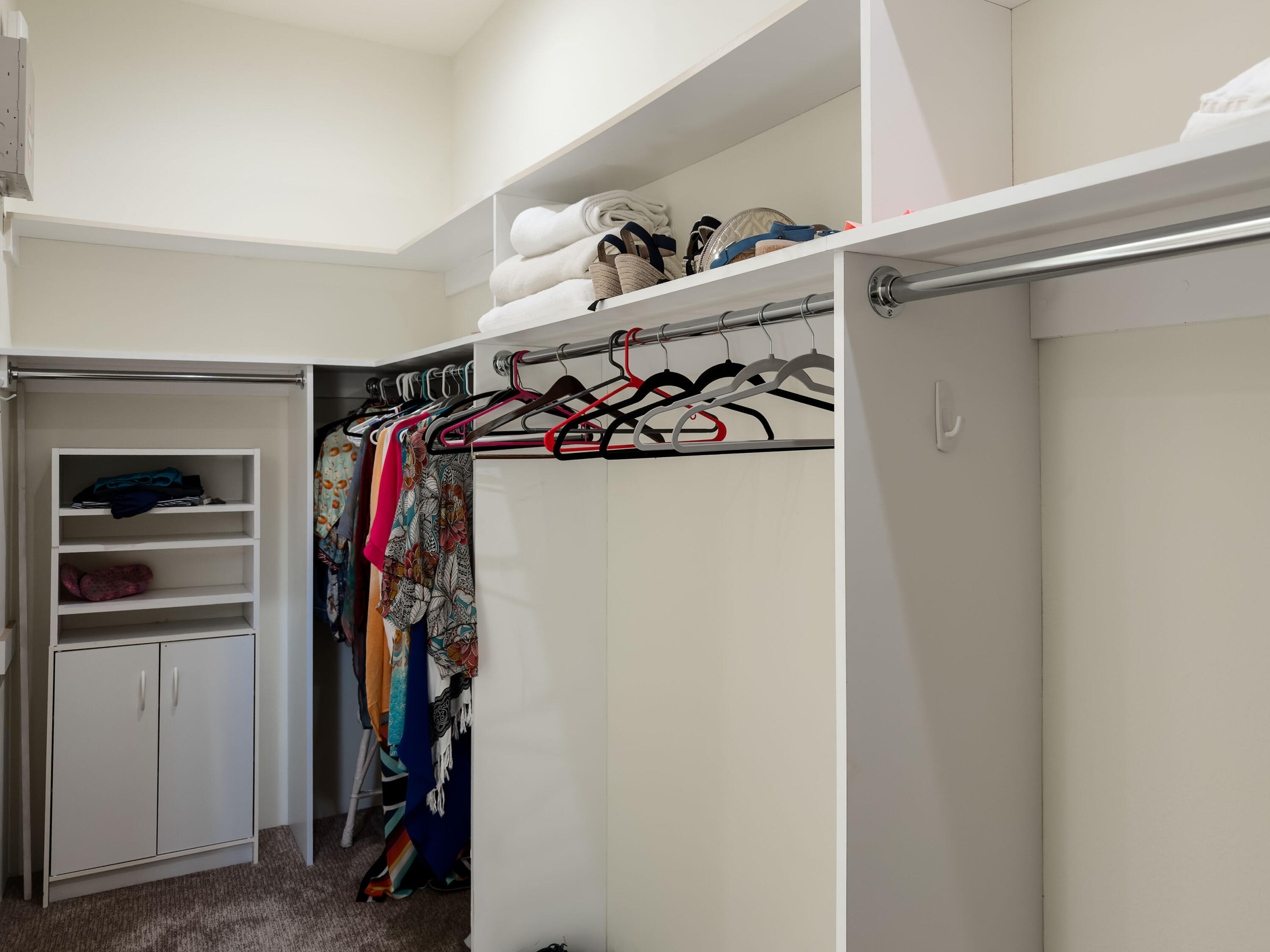 278 Loch Lomond Road Rancho Mirage, CA 92270 - Photo 32 of 49 a view of walk in closet with clothes and shoes