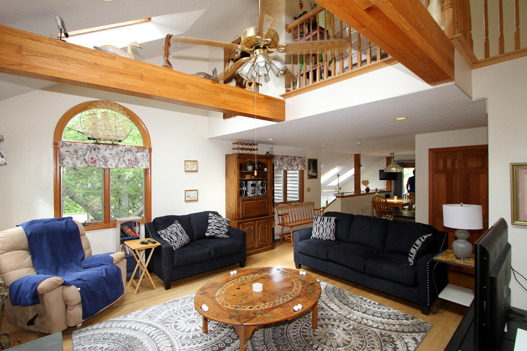515 Steele Road Eastham, MA 02642 - Photo 9 of 33 Livingroom to upstairs balcony