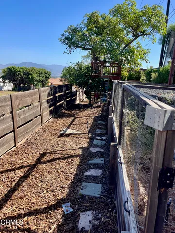a view of outdoor space and deck