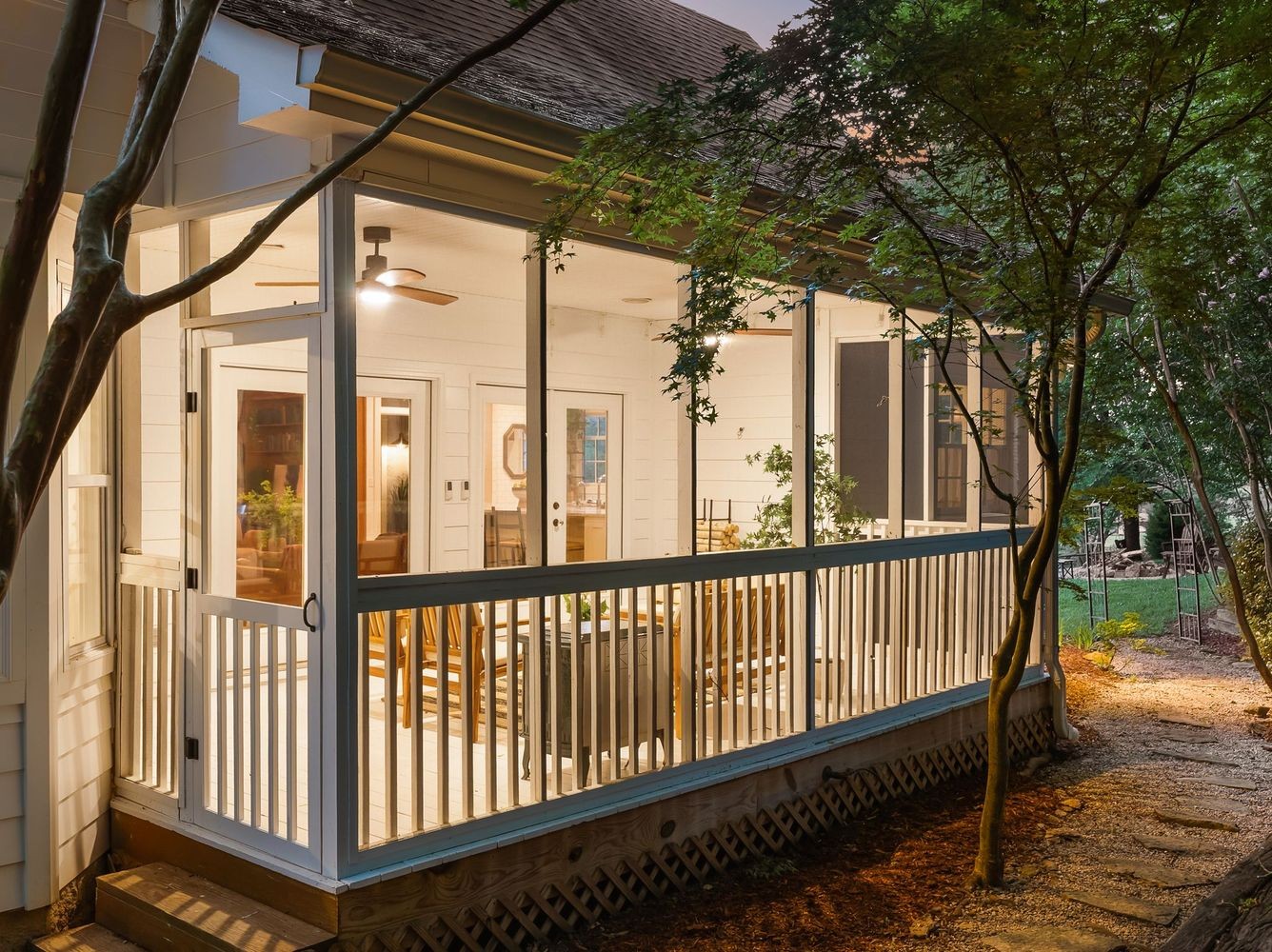 9581 South Harpeth Road Nashville, TN 37221 - Photo 46 of 55 a view of a porch with wooden floor