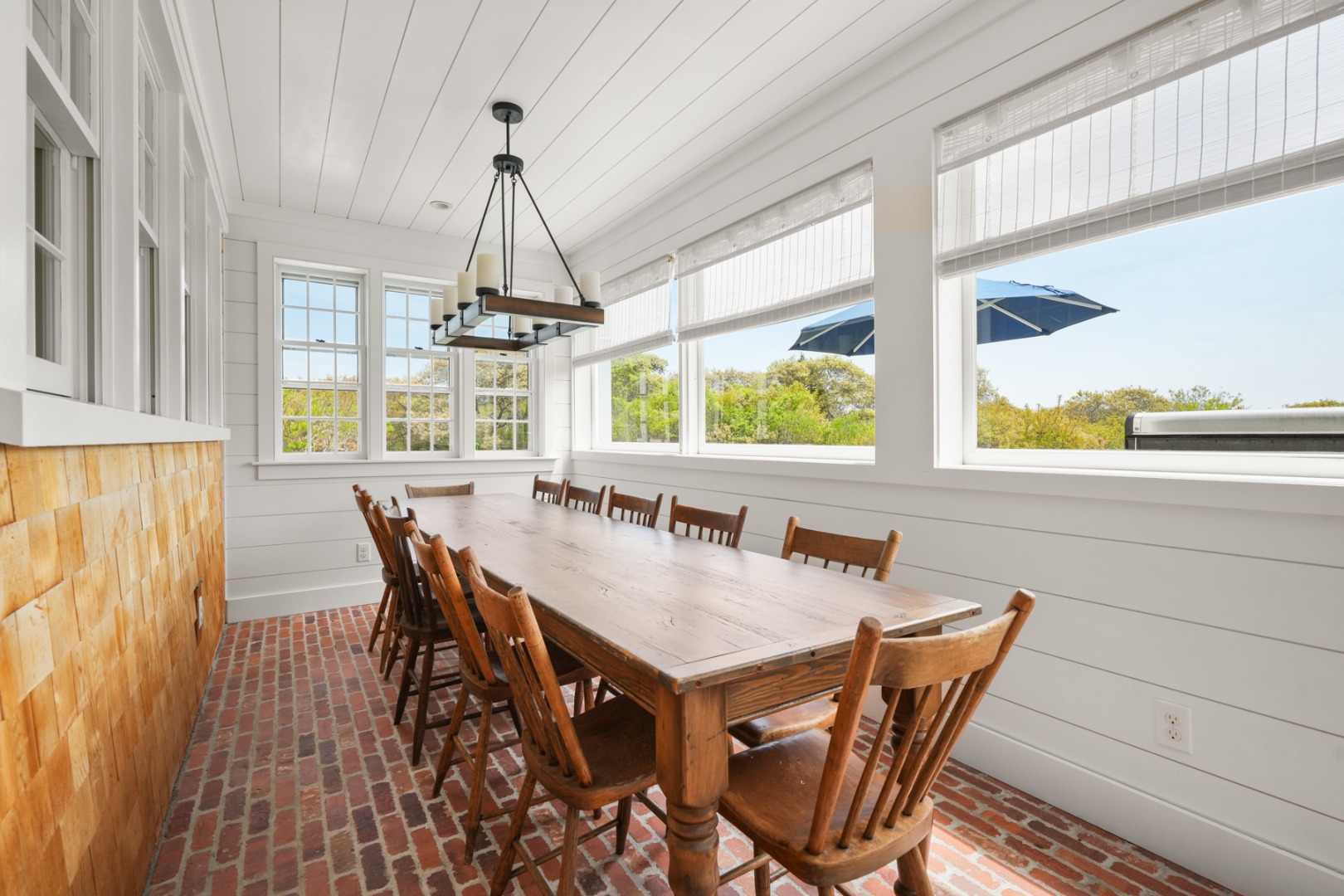 21 Quidnet Road Nantucket, MA 02554 - Photo 39 of 62 a view of a dining room with furniture and window
