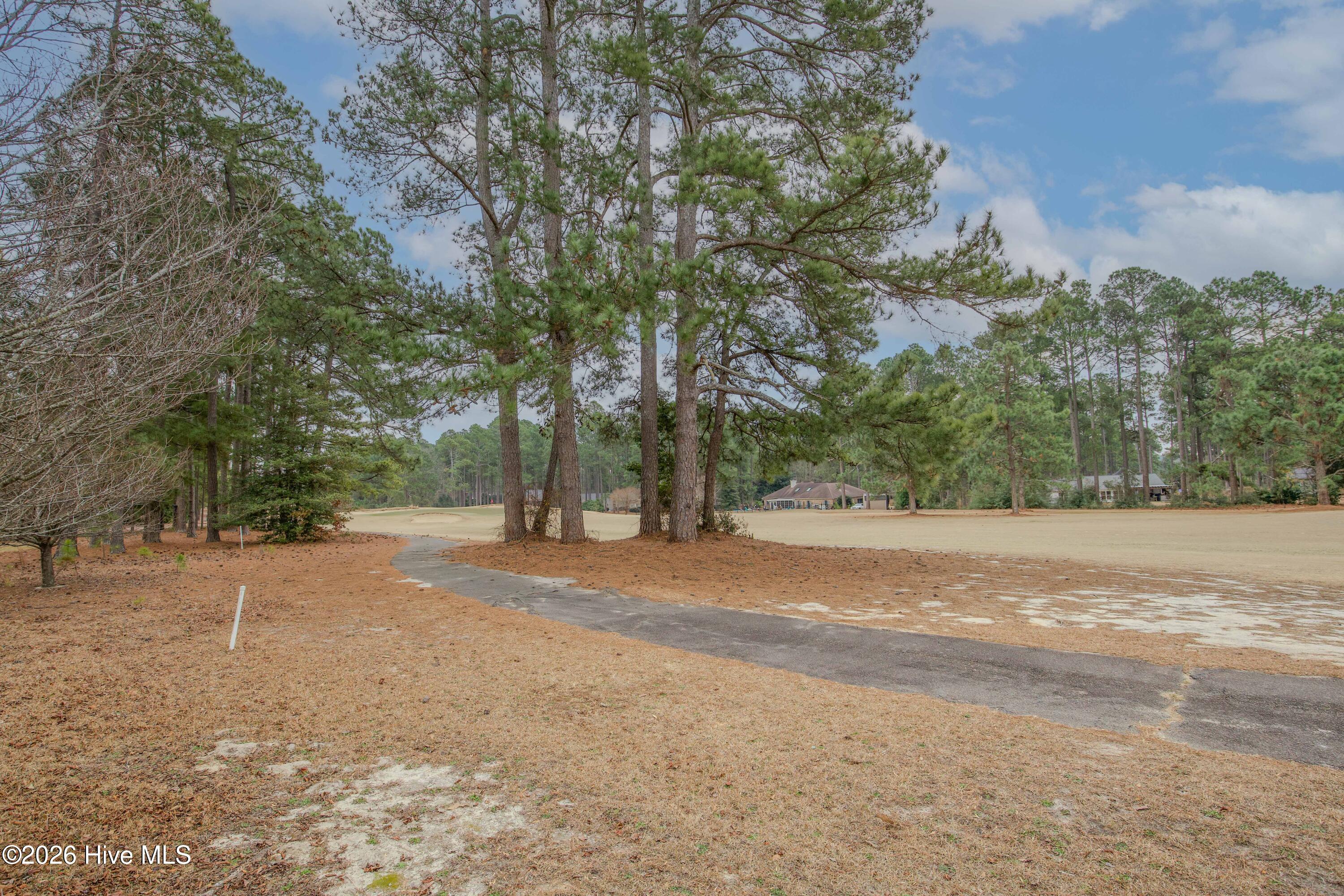 45 Richmond Road Jackson Springs, NC 27281 - Photo 81 of 93 Enjoy serene views of the golf path and majestic pine trees right from your backyard. A scenic and relaxing backdrop that adds charm and tranquility to everyday living.