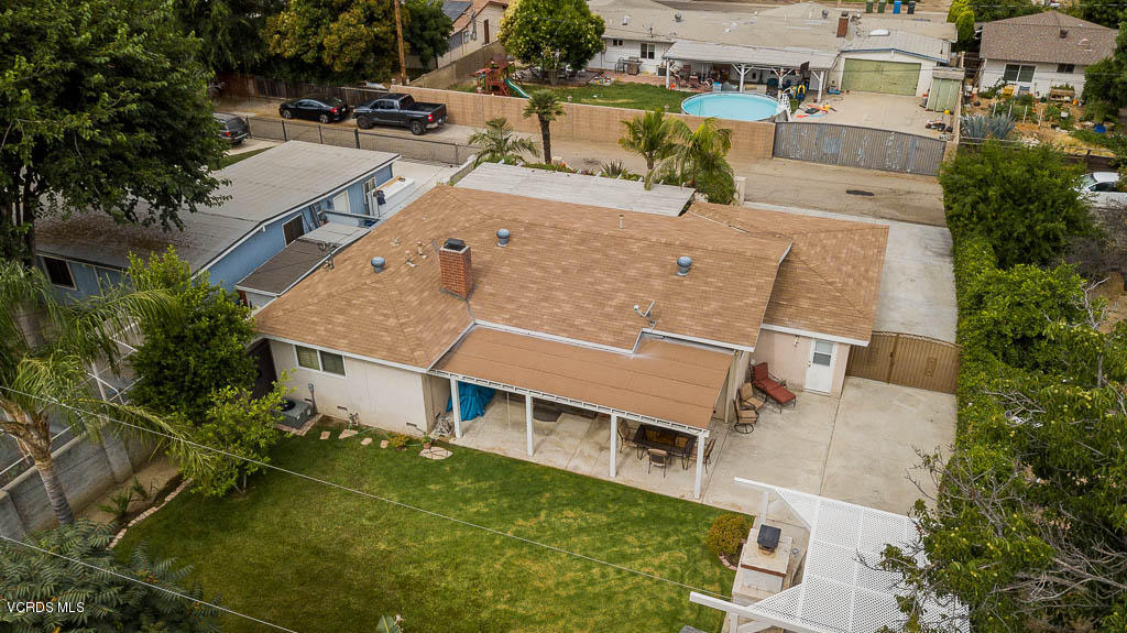 4238 Adam Road Simi Valley, CA 93063 - Photo 33 of 35 an aerial view of a house with a yard basket ball court and outdoor seating