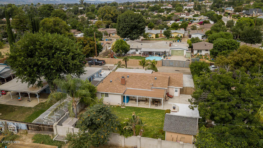 4238 Adam Road Simi Valley, CA 93063 - Photo 34 of 35 an aerial view of residential houses with yard