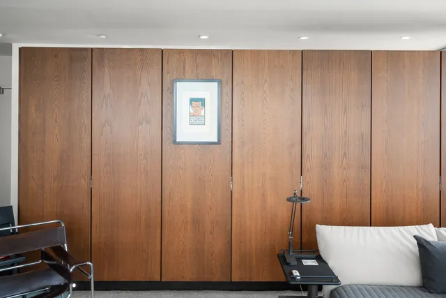 a view of room with furniture