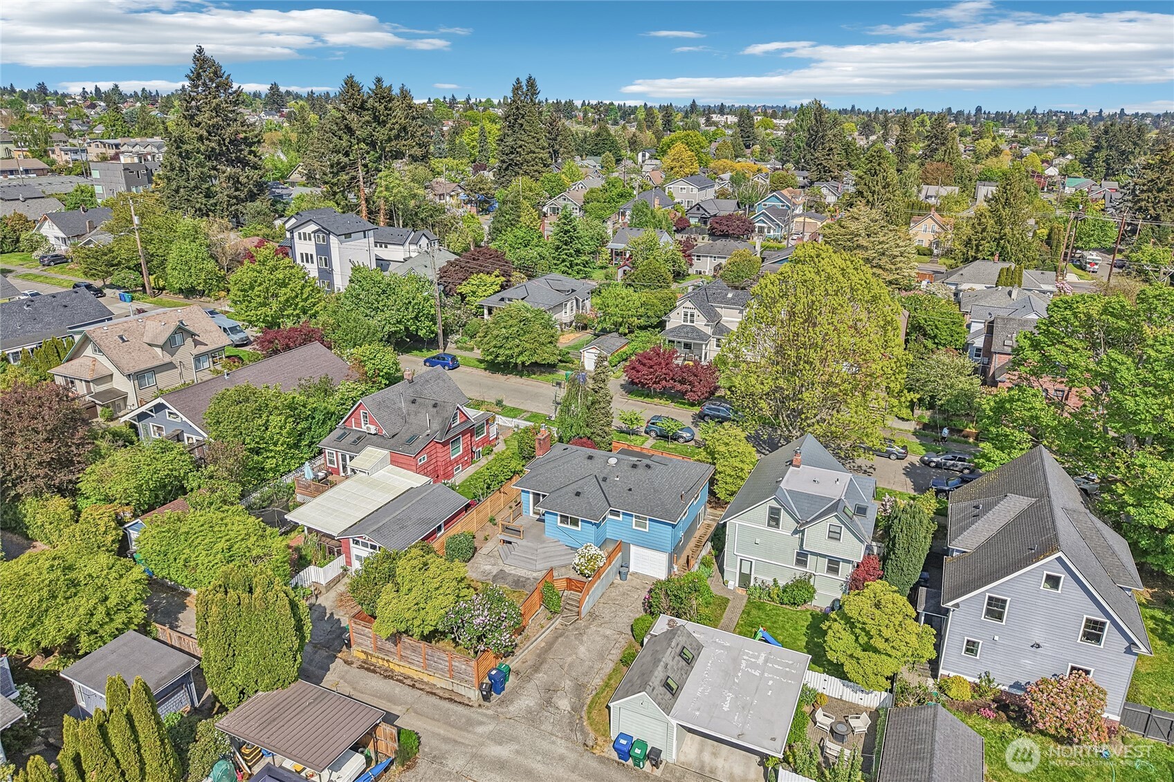 7313 25th Avenue Northwest Seattle, WA 98117 - Photo 35 of 40 an aerial view of a city
