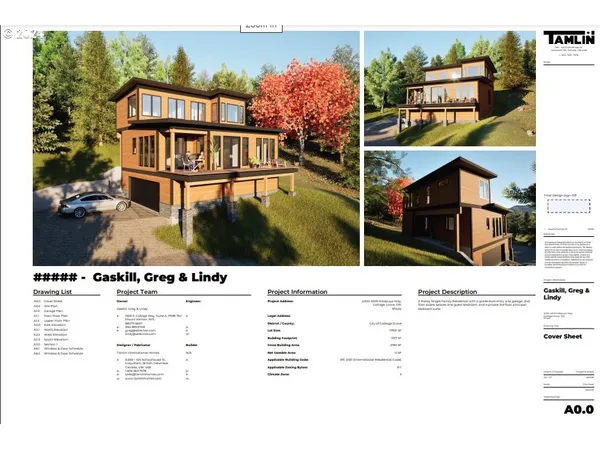 an aerial view of a house with outdoor space