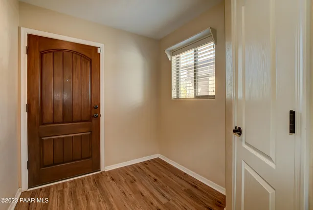 a view of front door