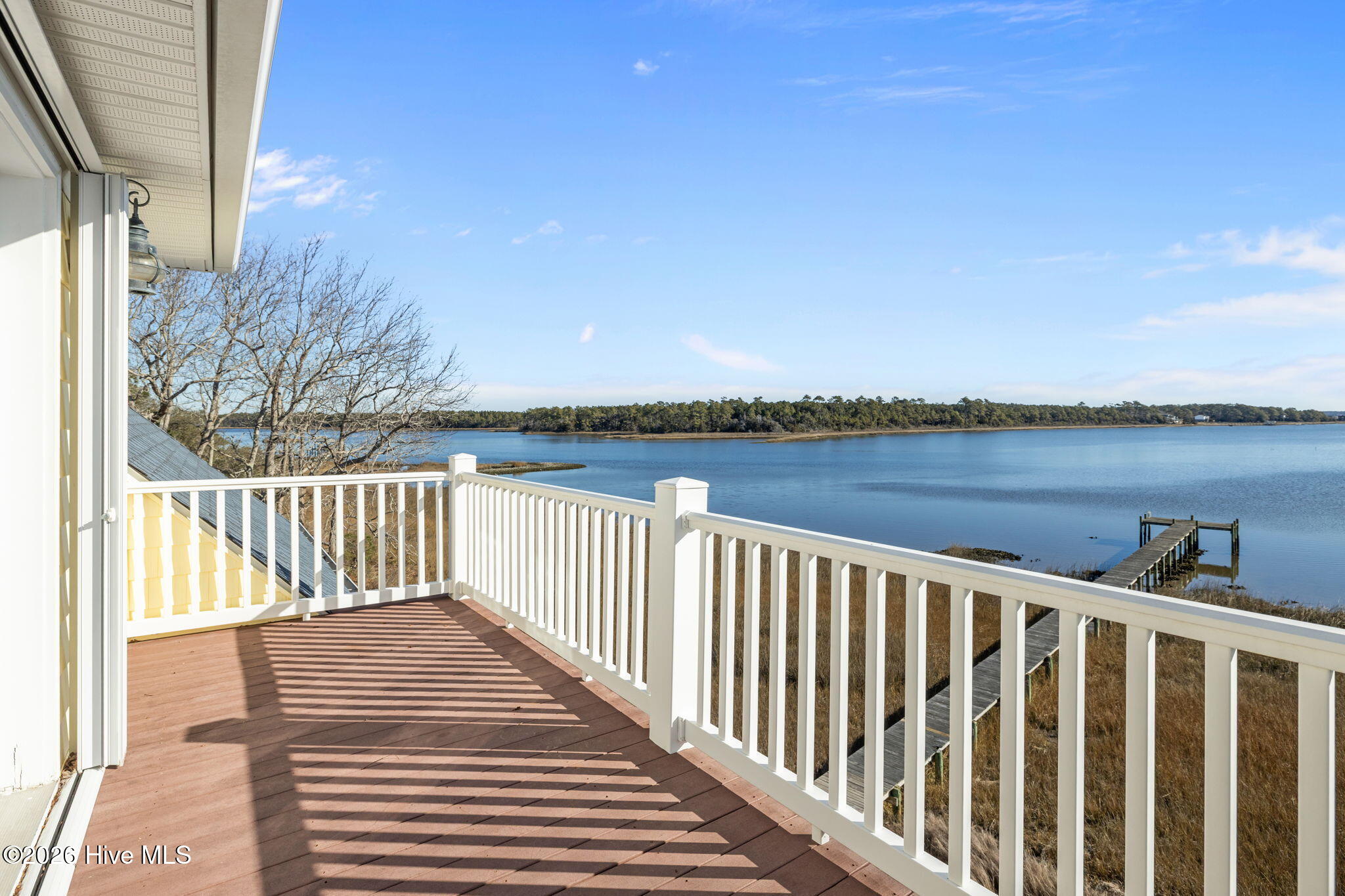 2944 Mill Creek Road Newport, NC 28570 - Photo 36 of 64 Opposite View of Primary Suite Balcony