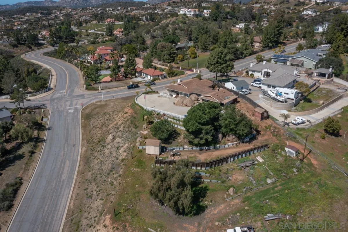 10407 Hawley Road El Cajon, CA 92021 - Photo 29 of 40 an aerial view of residential house with outdoor space