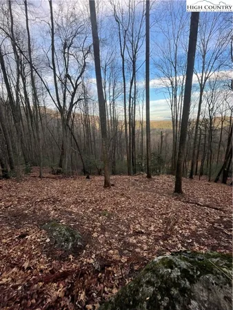 a front view of a building with trees