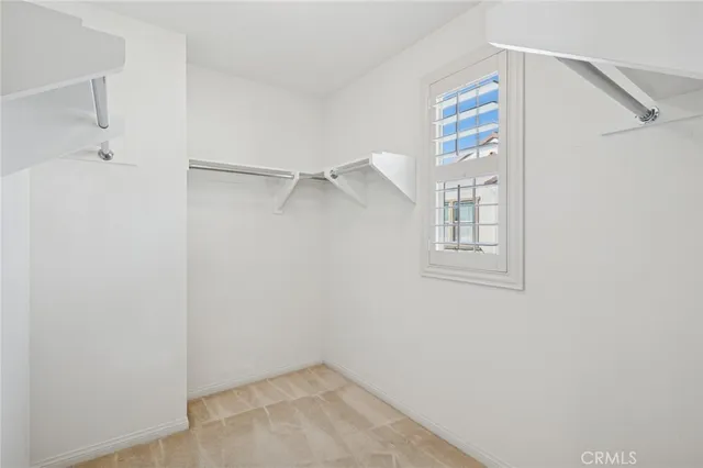 a view of a room with rack on the wall