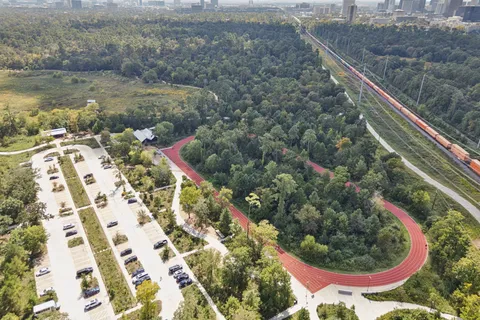 a view of outdoor space with garden