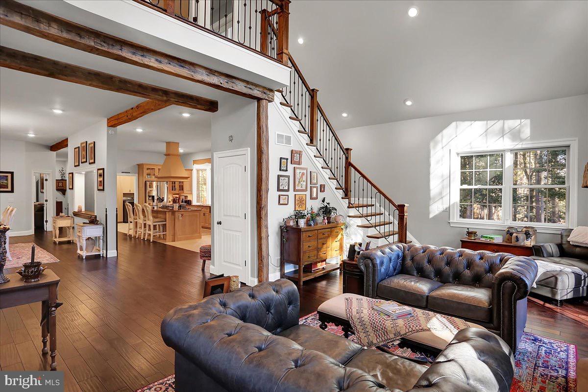 338 Candy Road Mohnton, PA 19540 - Photo 33 of 63 a living room with furniture and wooden floor