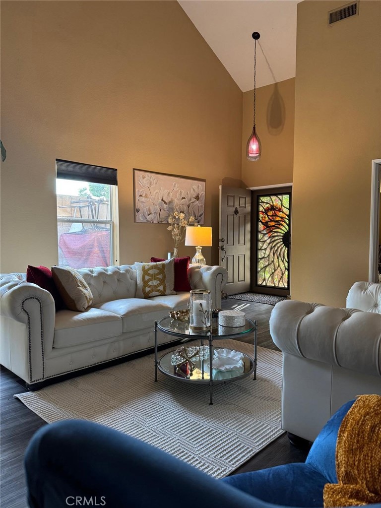 1806 Madison Street Redlands, CA 92374 - Photo 19 of 31 a living room with furniture and wooden floor